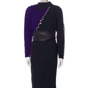 New with Tag Marc Jacobs Sheath Midi Dress With Crystal Accents